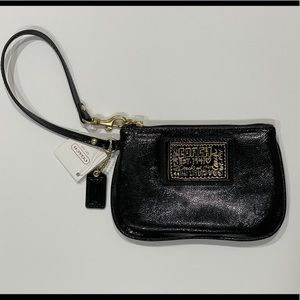 Coach Daisy Black Wristlet